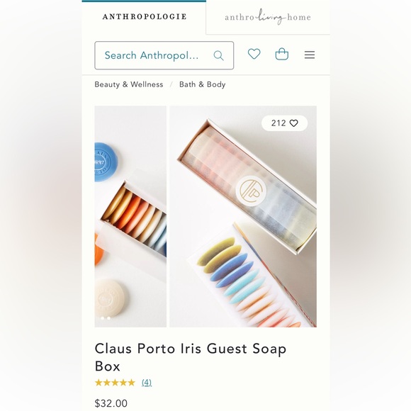 Claus Porto Iris Guest Soap Box - Picture 2 of 3